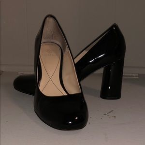 3” Black patent leather heels/pumps